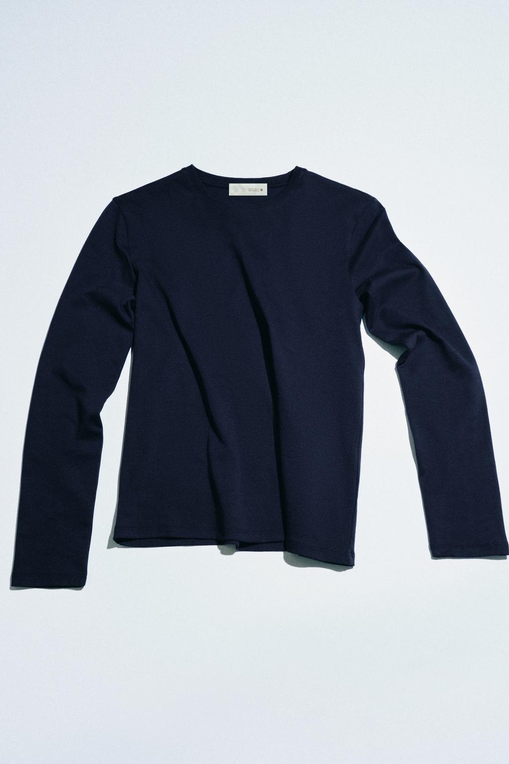 LONG SLEEVE INTERLOCK T-SHIRT