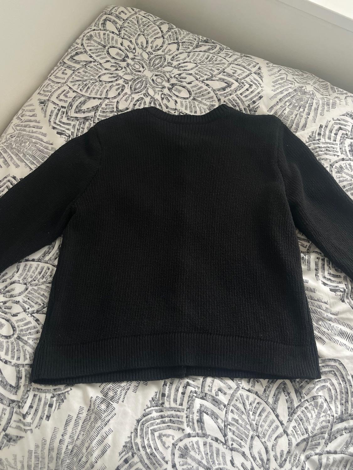 KNIT CARDIGAN WITH GOLDEN BUTTONS - Image 2