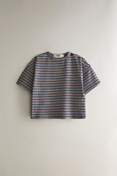 Kinder-Strandshirt mit Streifen - Blau von Zara - Bild 0