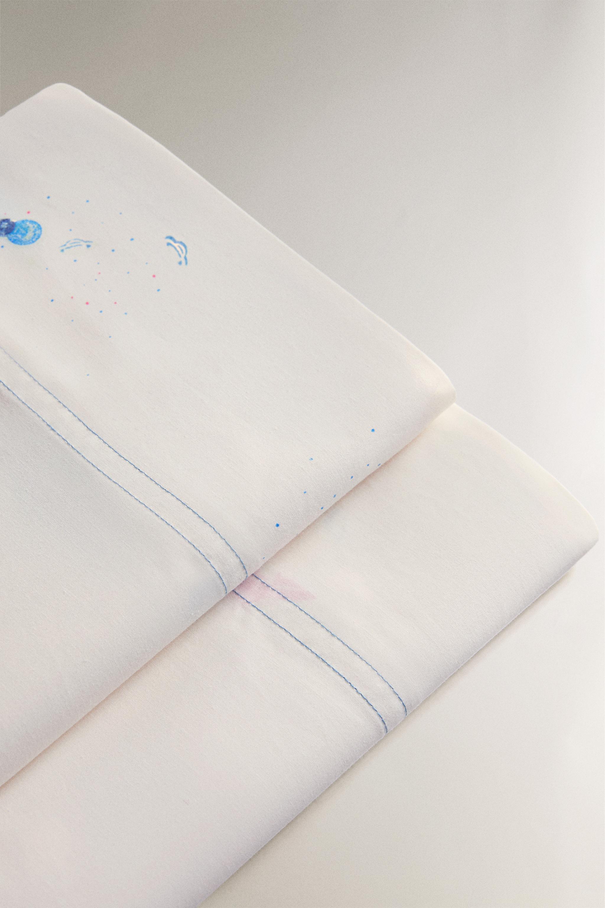Детские топы Zara KIDS' SPACE FLAT SHEET — фото 4