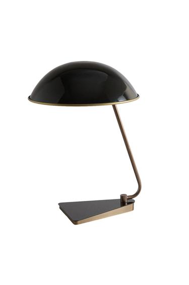 KOVOVÁ STOLNÍ LAMPA - Černá od Zara