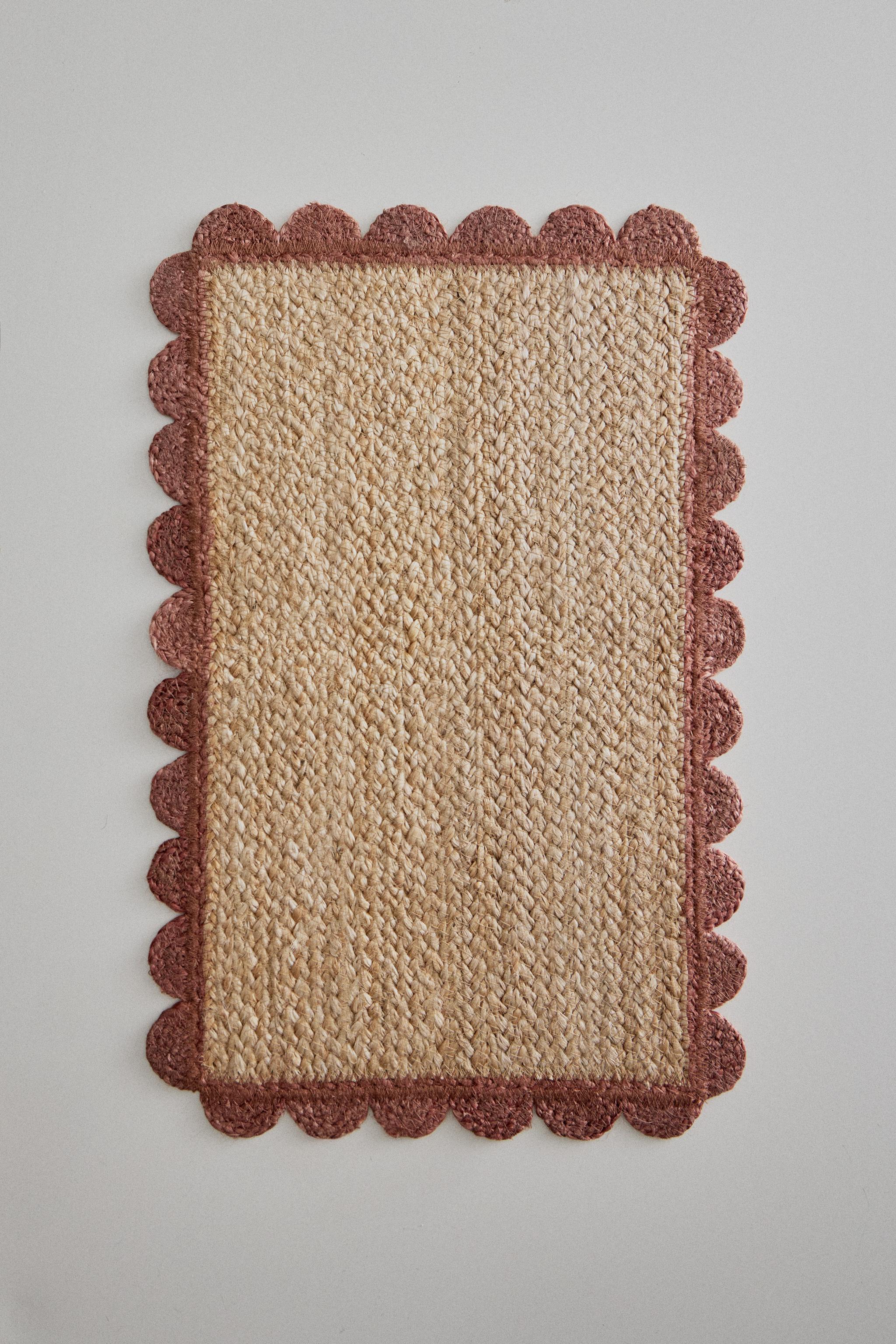 WAVY JUTE PET AREA RUG - Pumpkin | ZARA United States