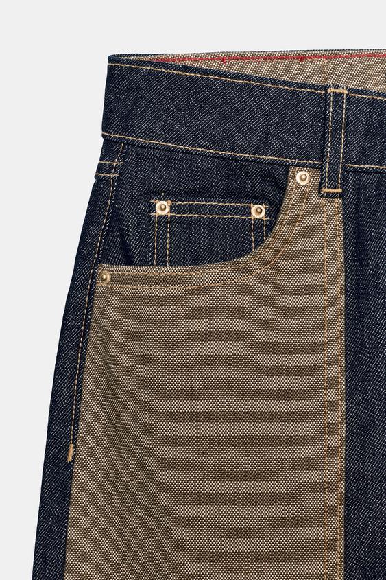JEANS Z1975 COMBINADO TAILLE ALTO BAS VUELTA - Bleu de Zara - Image 4