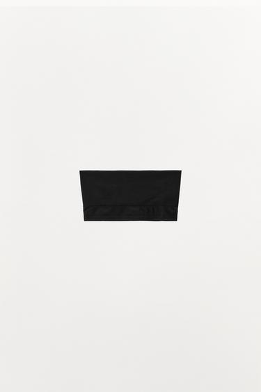 STRAPLESS BRALETTE - Black by Zara