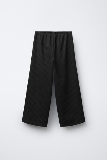 JACQUARD TROUSERS - Black by Zara - Image 1