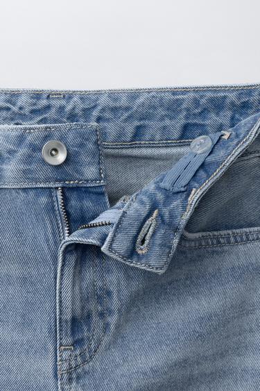 EMBROIDERED BALLOON JEANS - Blue by Zara - Image 2