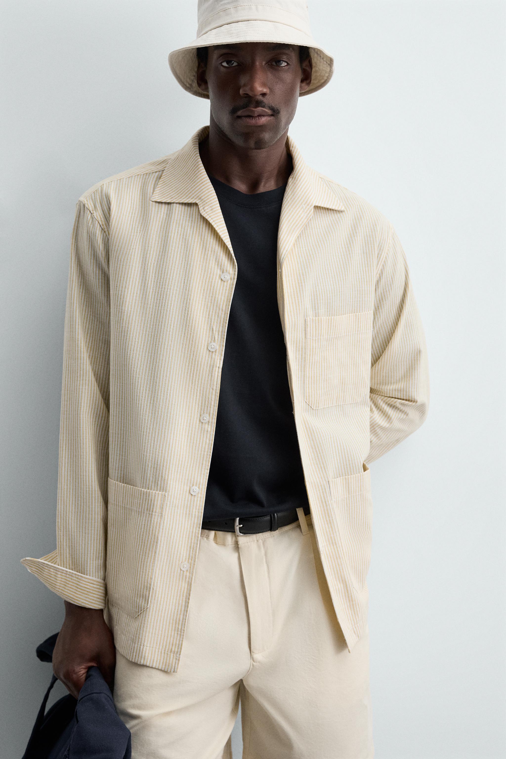 ストライプ柄シャツジャケット - ストライプ | ZARA Japan / 日本