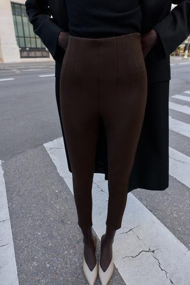 LEGGING BODY SCULPT - Marron foncé de Zara - Image 3