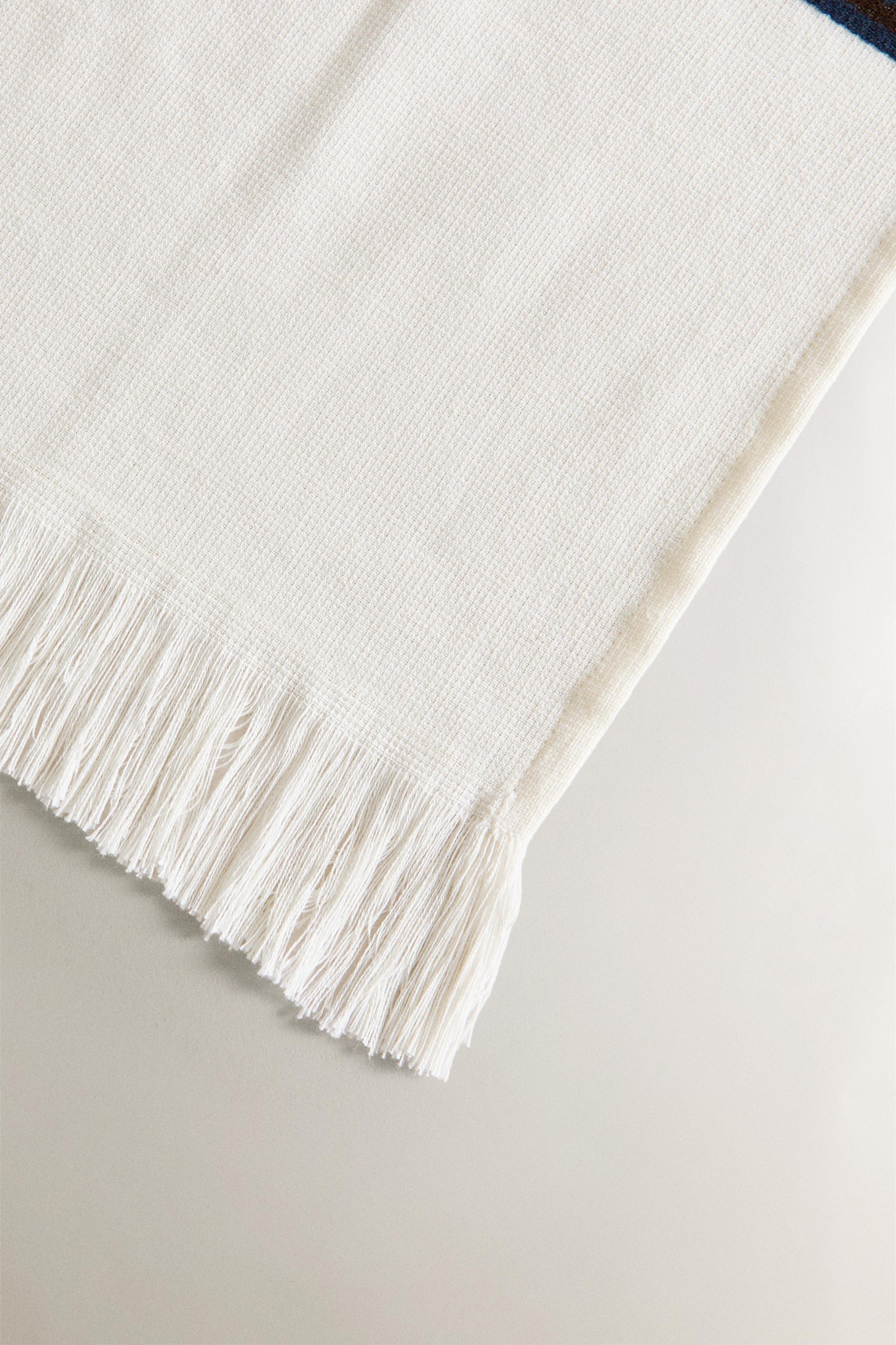 STRIPED COTTON BEACH TOWEL