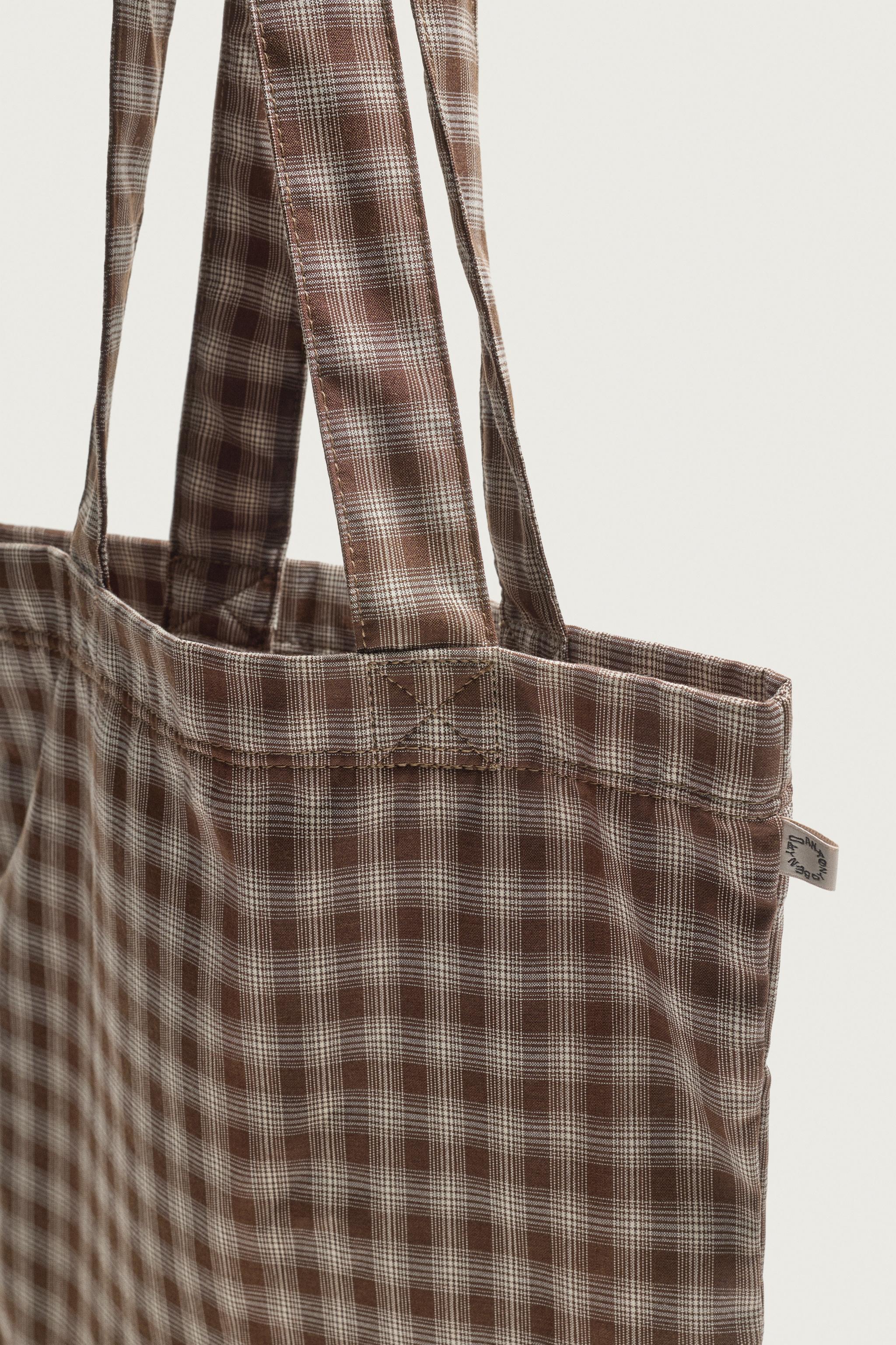 Мужские сумки Zara FABRIC SHOPPER — фото 5