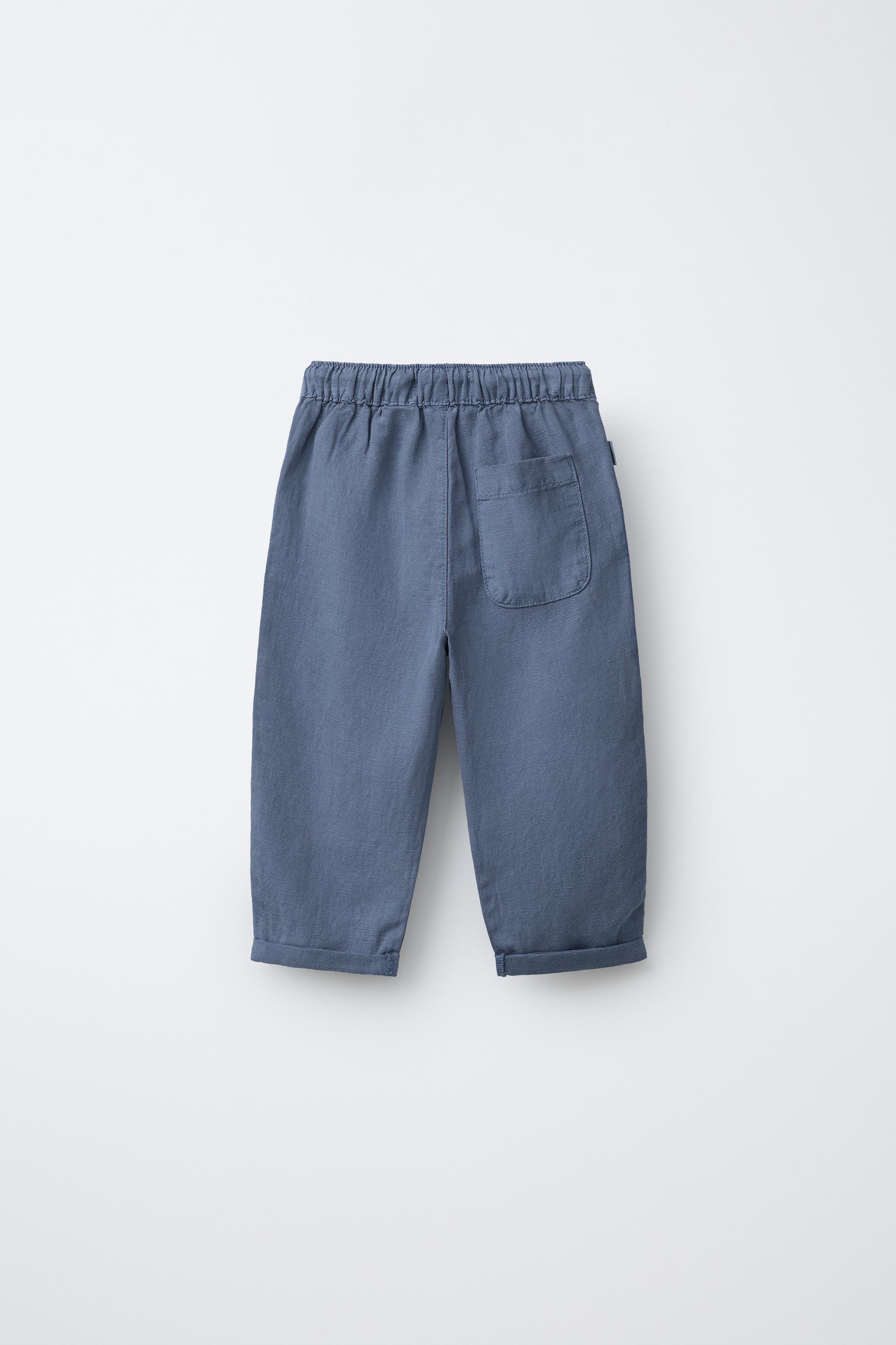 PANTALON FLUIDE AVEC LIN
