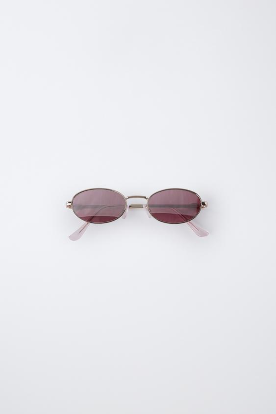 METAL SUNGLASSES - Golden by Zara - Image 0