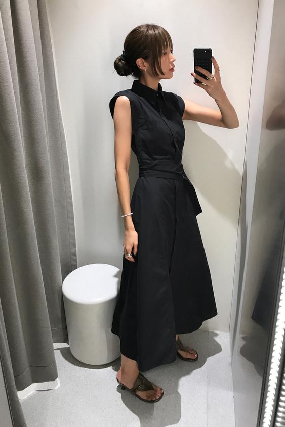 ドレス＆ワンピース - レディース ロングブラックワンピース | ZARA 日本