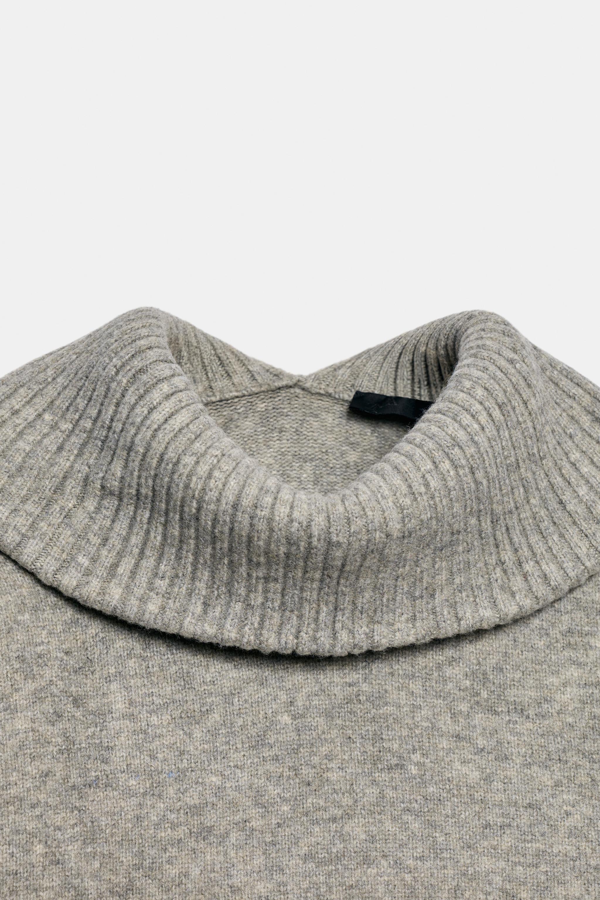 LAPEL COLLAR KNIT SWEATER