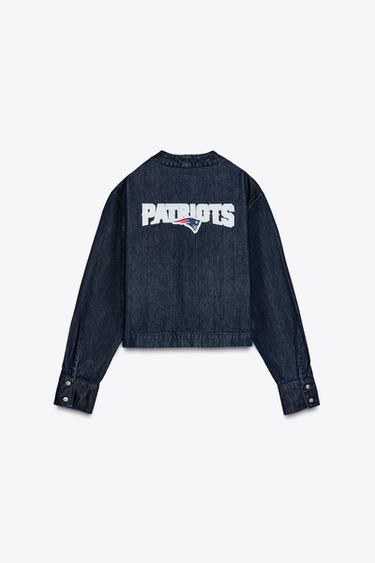 SOBRECAMISA DENIM TRF NFL PATRIOTS - Índigo oscuro de Zara