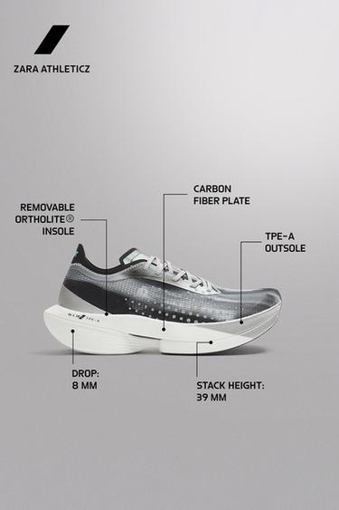 MARATHON TRAINERS - Silver by Zara - Image 2