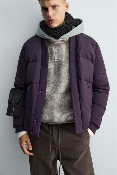 VESTE DOUDOUNE KIMONO X SR_A - Violet de Zara - Image 4