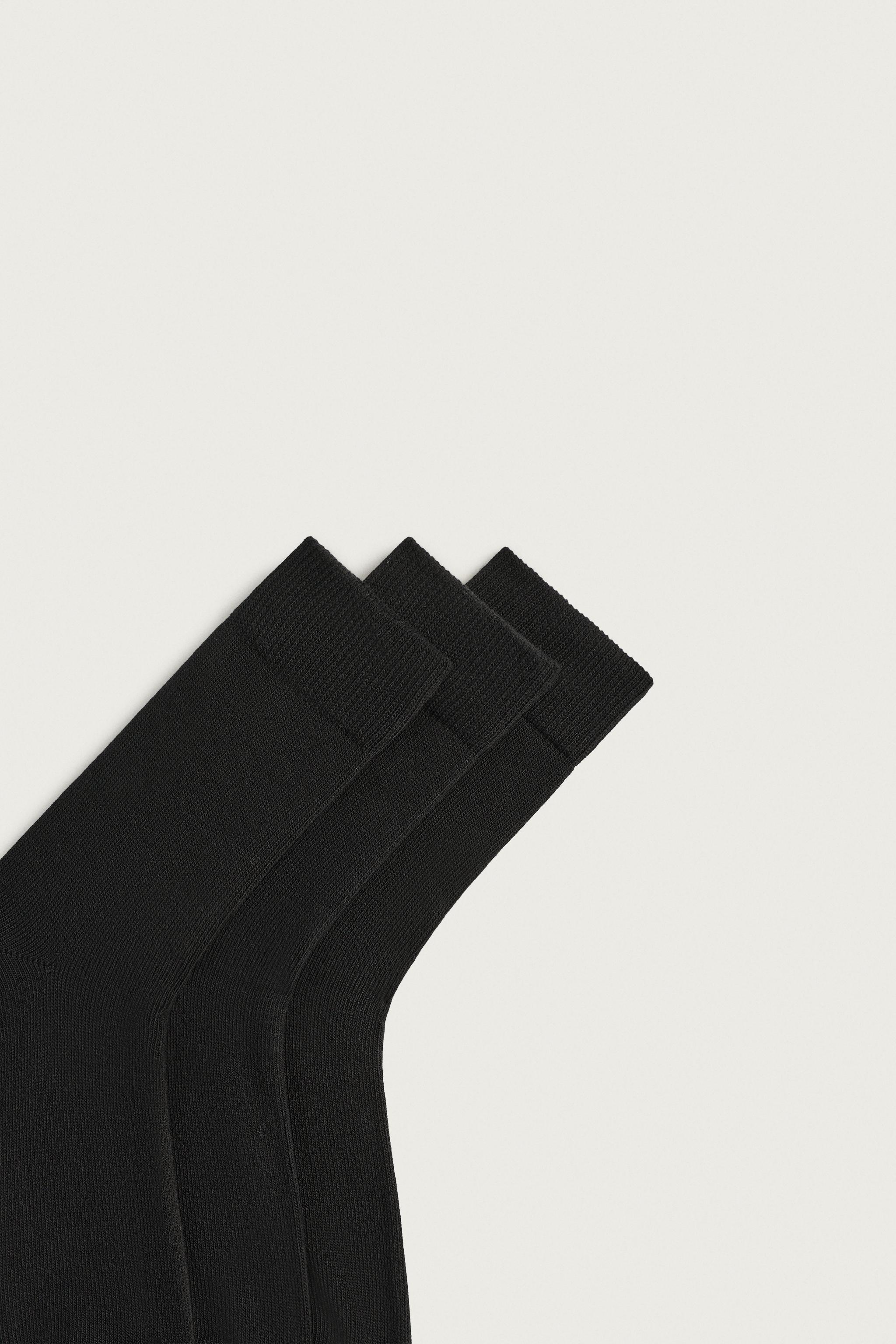 3-PACK TEXTURED SOCKS