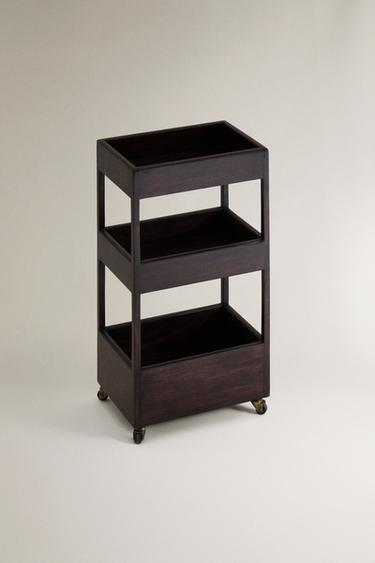 WOODEN STORAGE UNIT - Dark brown de Zara - Image 1