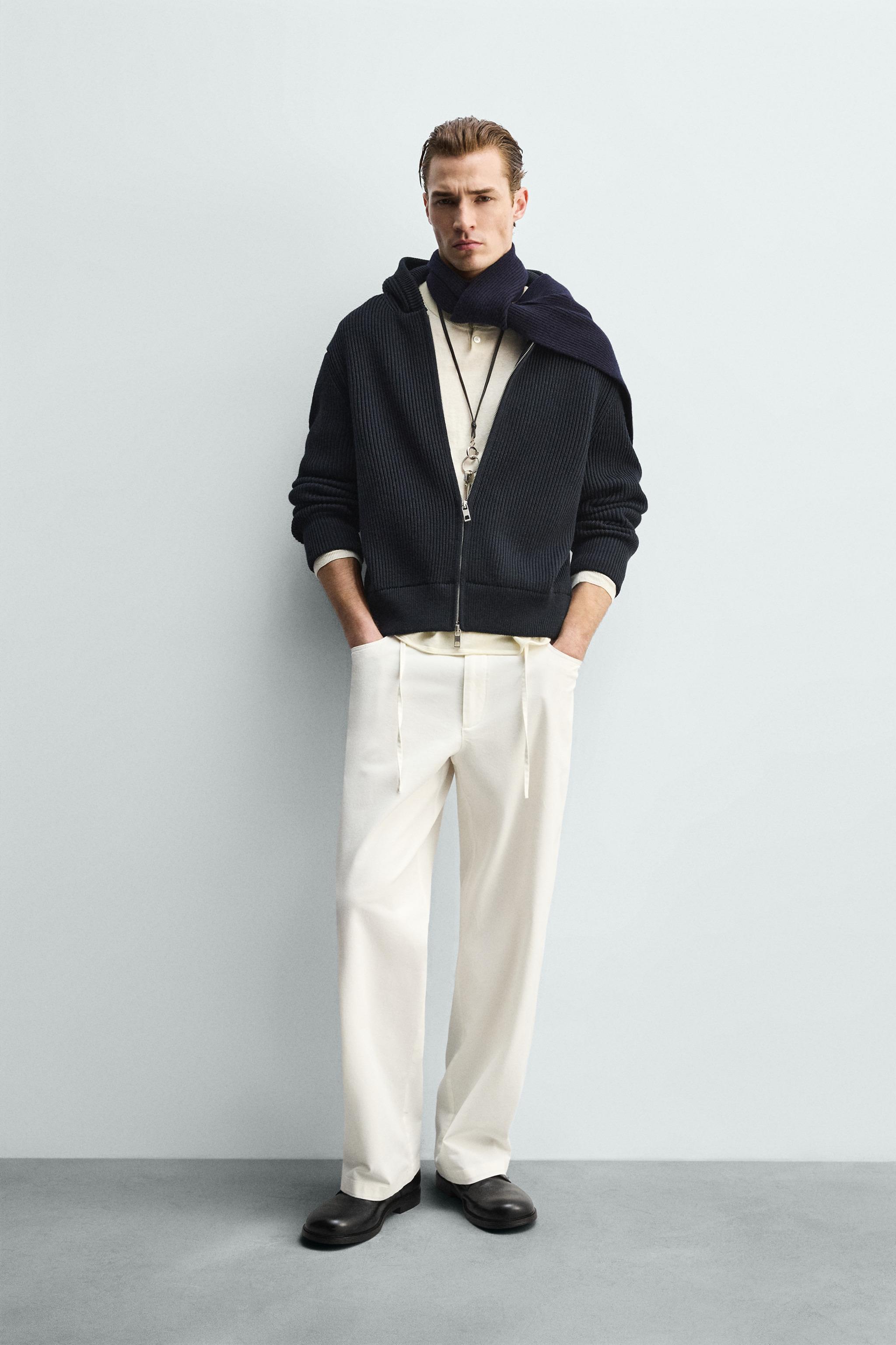 FLOWY RELAXED FIT PANTS - White | ZARA United States