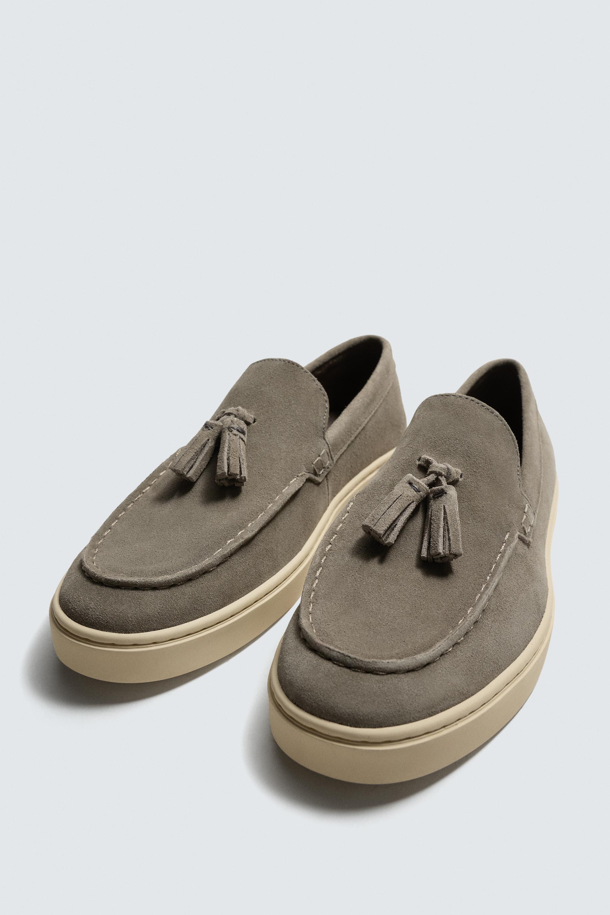 CASUAL LEATHER TASSEL LOAFERS