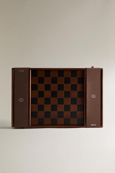 JEU DE DAMES EN BOIS - Marron de Zara - Image 4