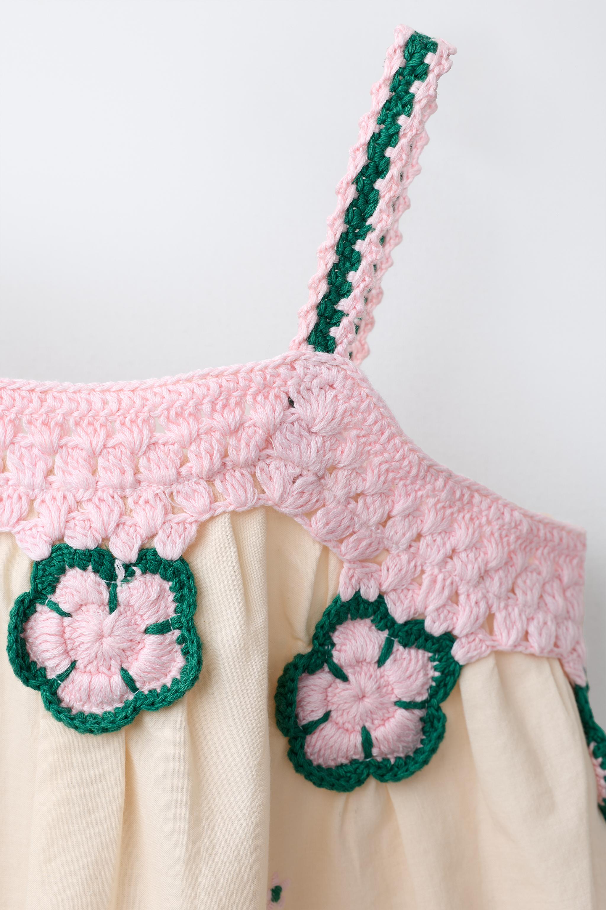 EMBROIDERED FLORAL DRESS