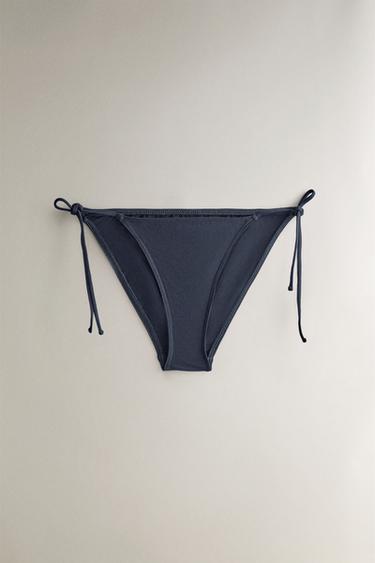 CULOTTE DE BIKINI DE PLAGE À NOUER - Bleu moyen de Zara - Image 0