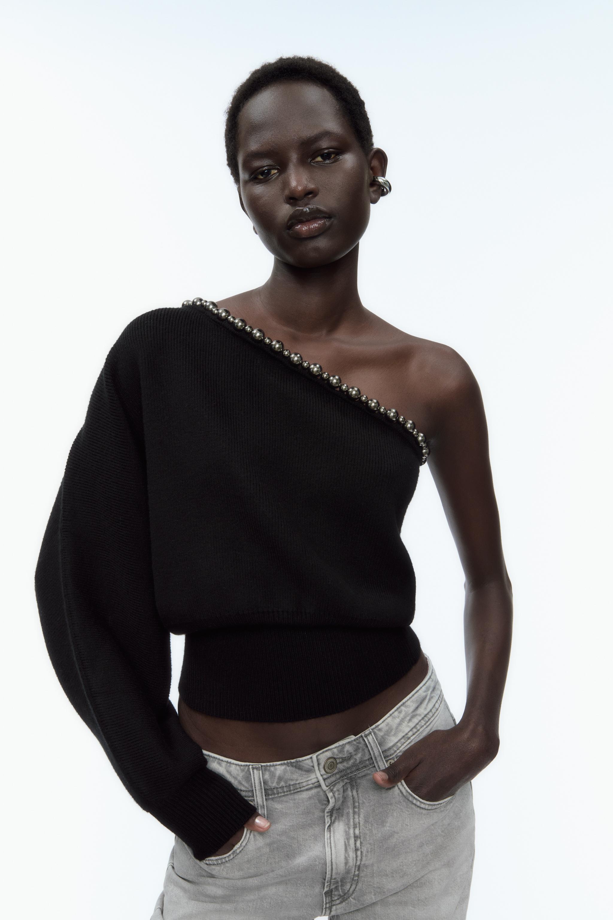 Beaded sweater zara hotsell