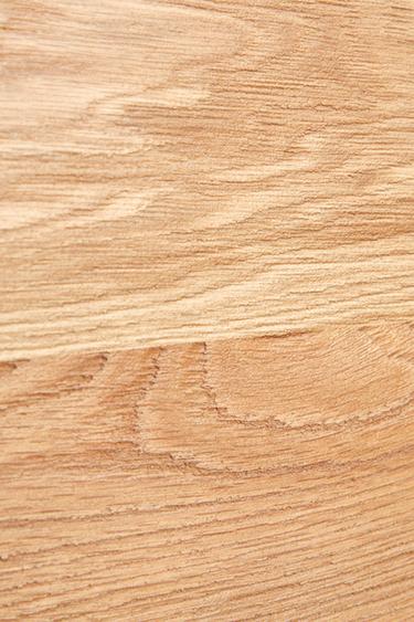 OAK WOOD BEDSIDE TABLE - Light beige by Zara - Image 5