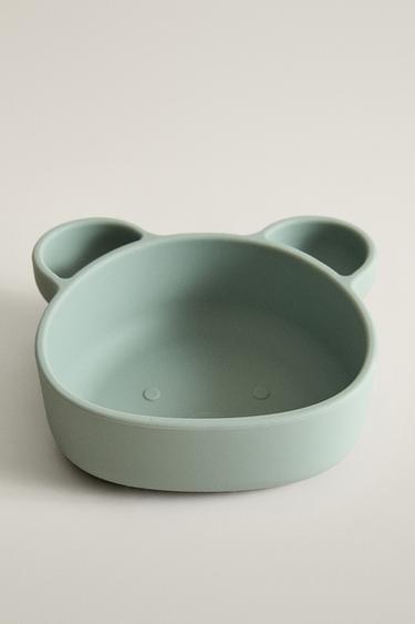 KIDS' SILICONE BEAR BOWL — Blue 2