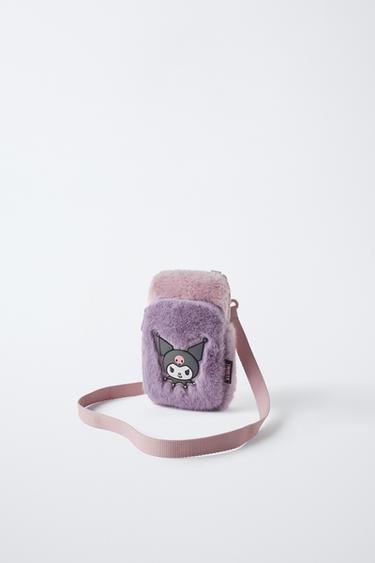 KUROMI © SANRIO SHEEPSKIN MOBILE PHONE CASE - Pink by Zara - Image 1