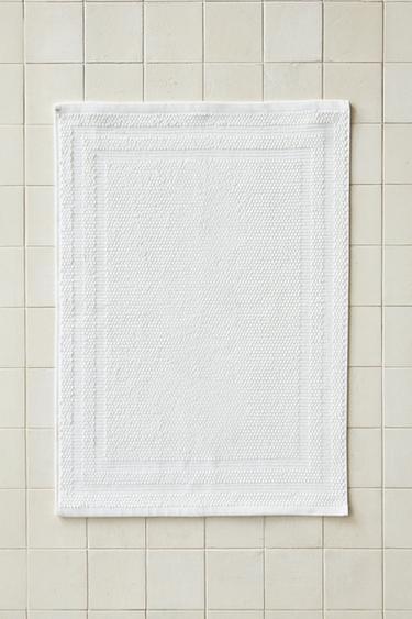 COTTON BATH MAT — White 1