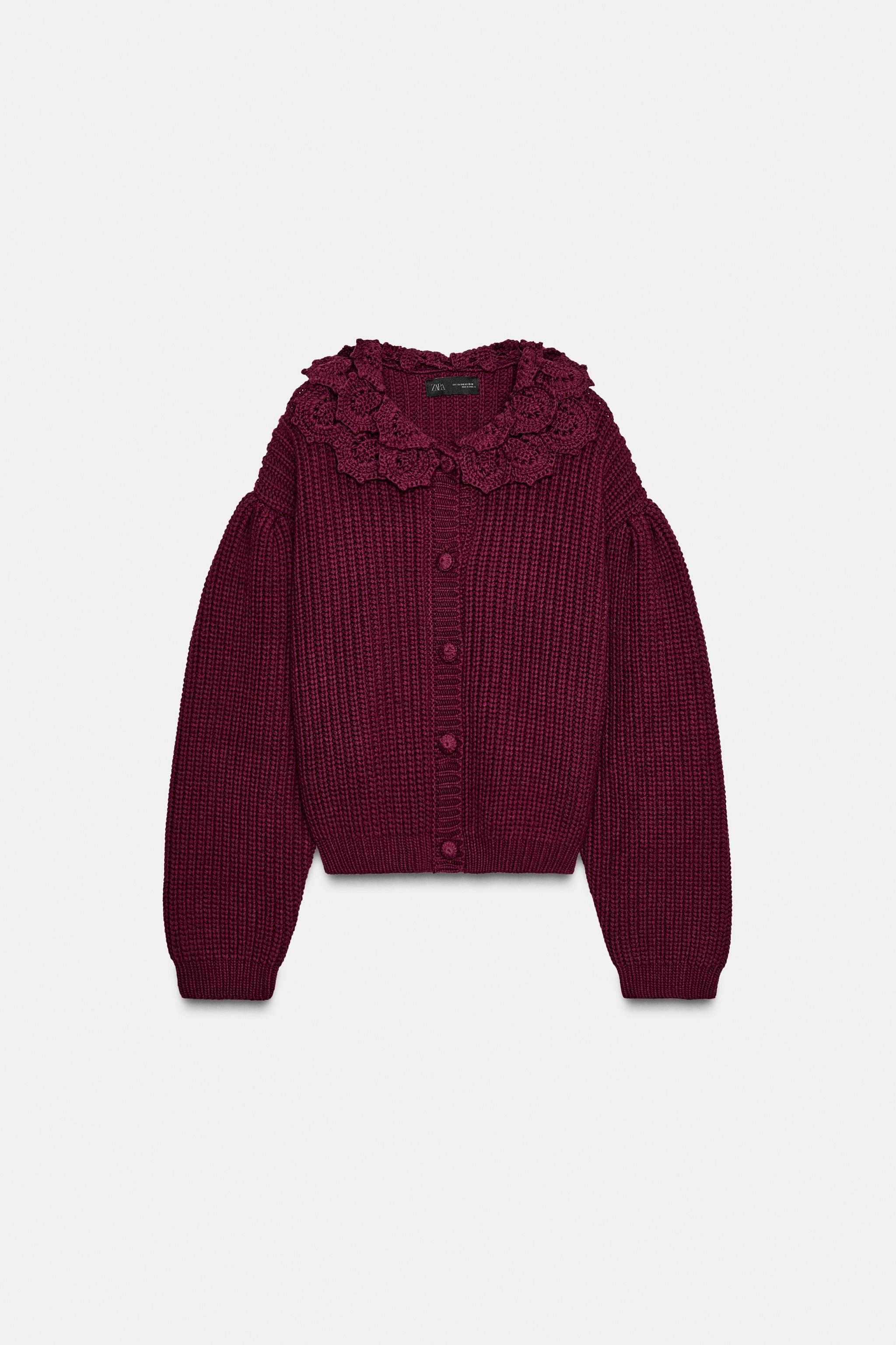 FLORAL TEXTURED CARDIGAN