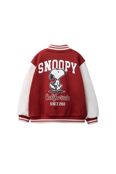 BOMBER SNOOPY PEANUTS™ - Burgundrot von Zara