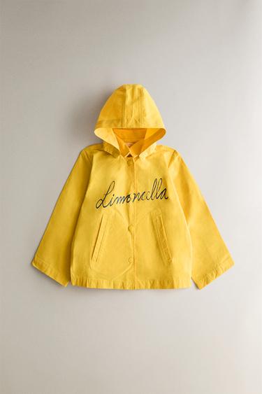 KIDS' WAXED LIMONCELLA X THE ANIMALS OBSERVATORY JACKET - Yellow by Zara - Image 2