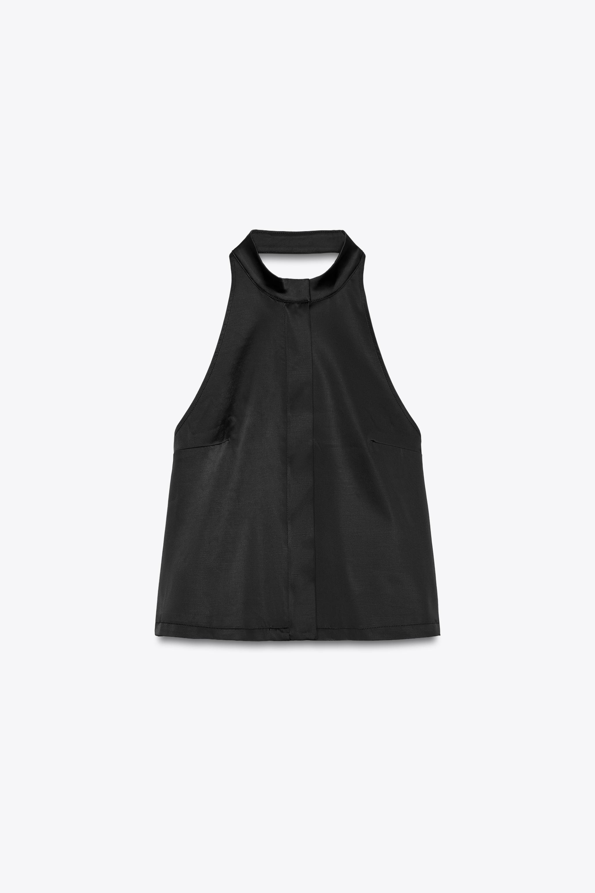 SATIN EFFECT VEST