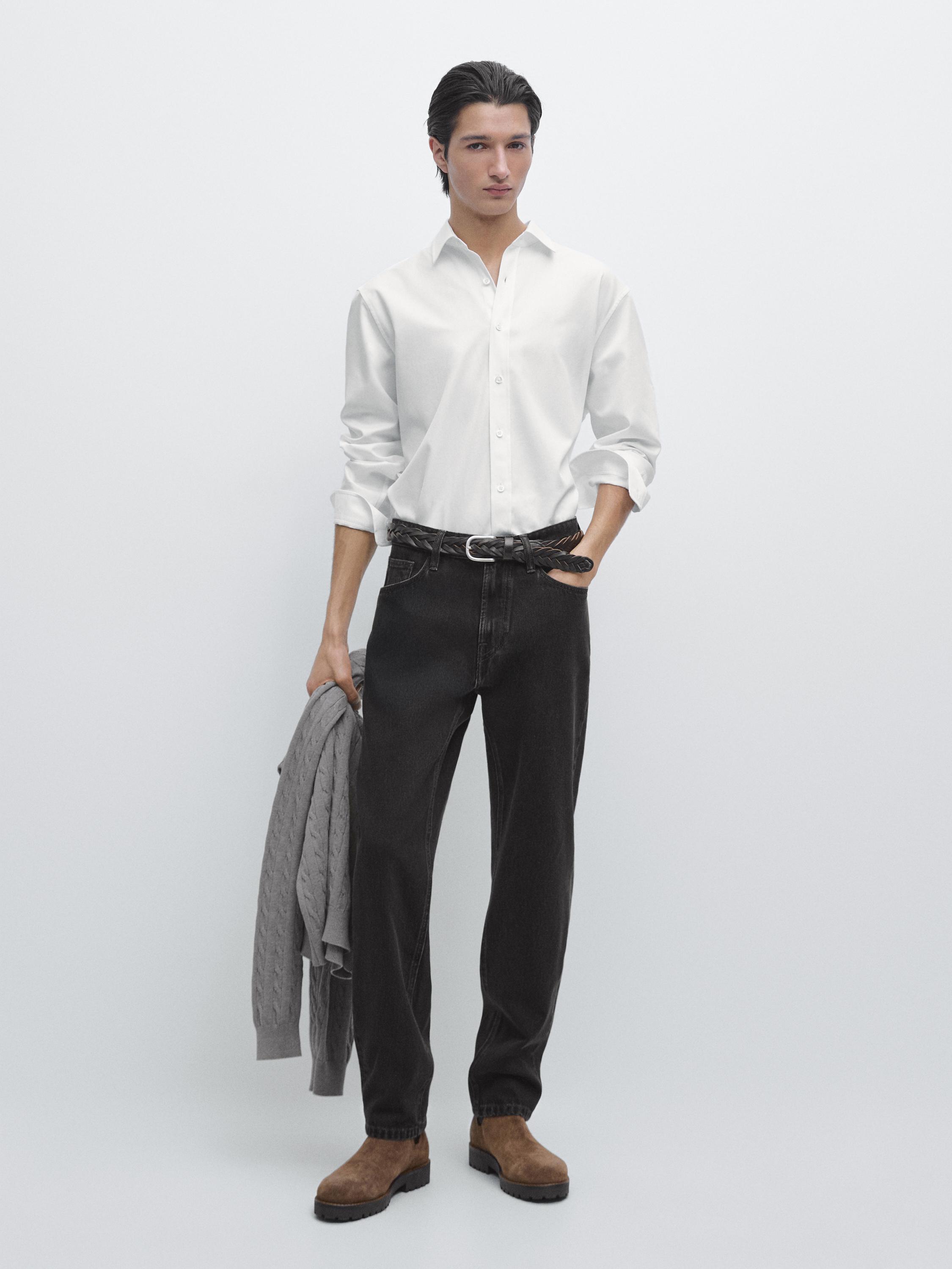 Chemise slim 100 % coton