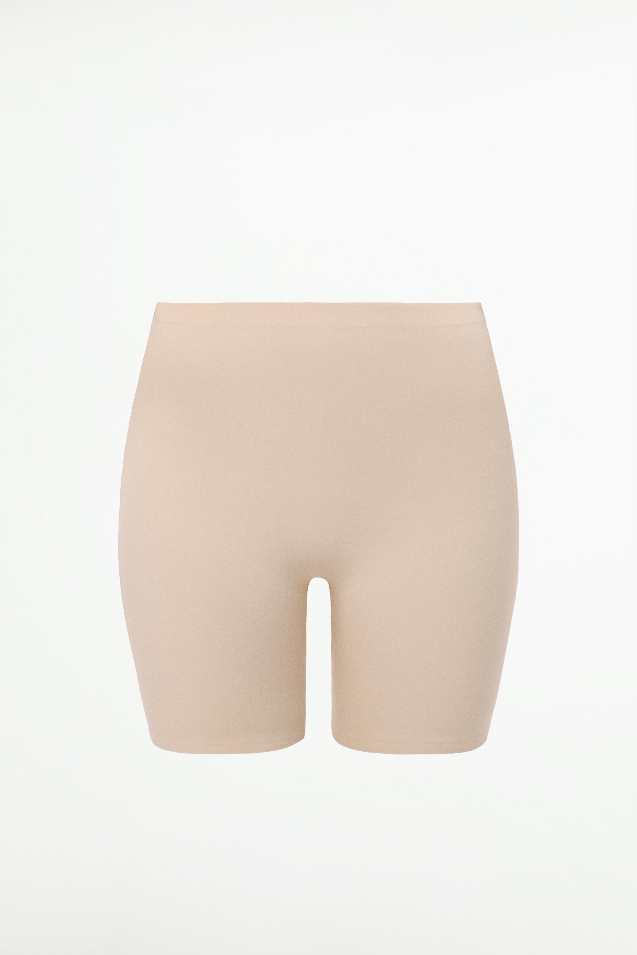 SHAPING LOW CUT BACK SHORTS - Beige-pink