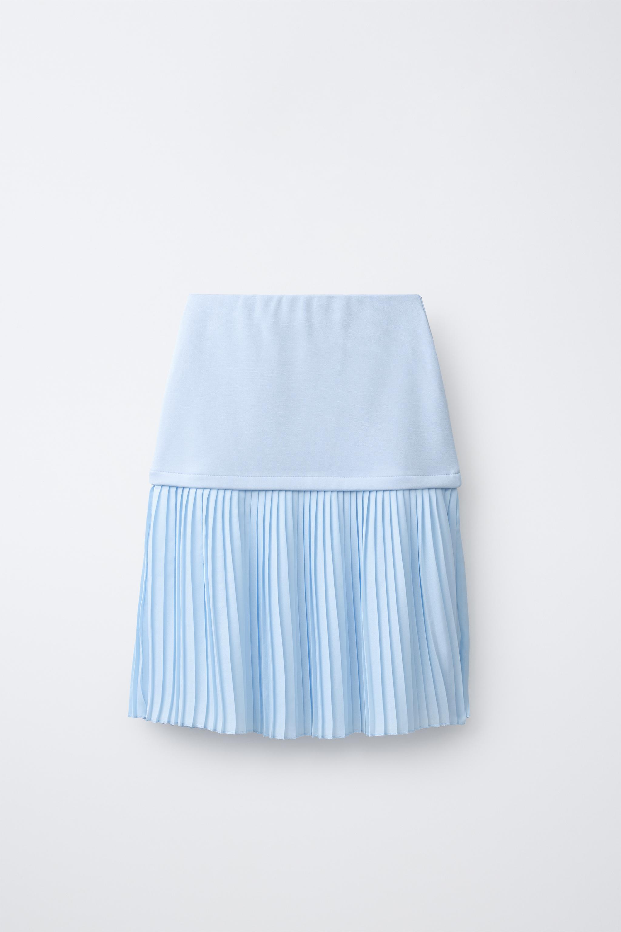 PLEATED MIDI SKIRT