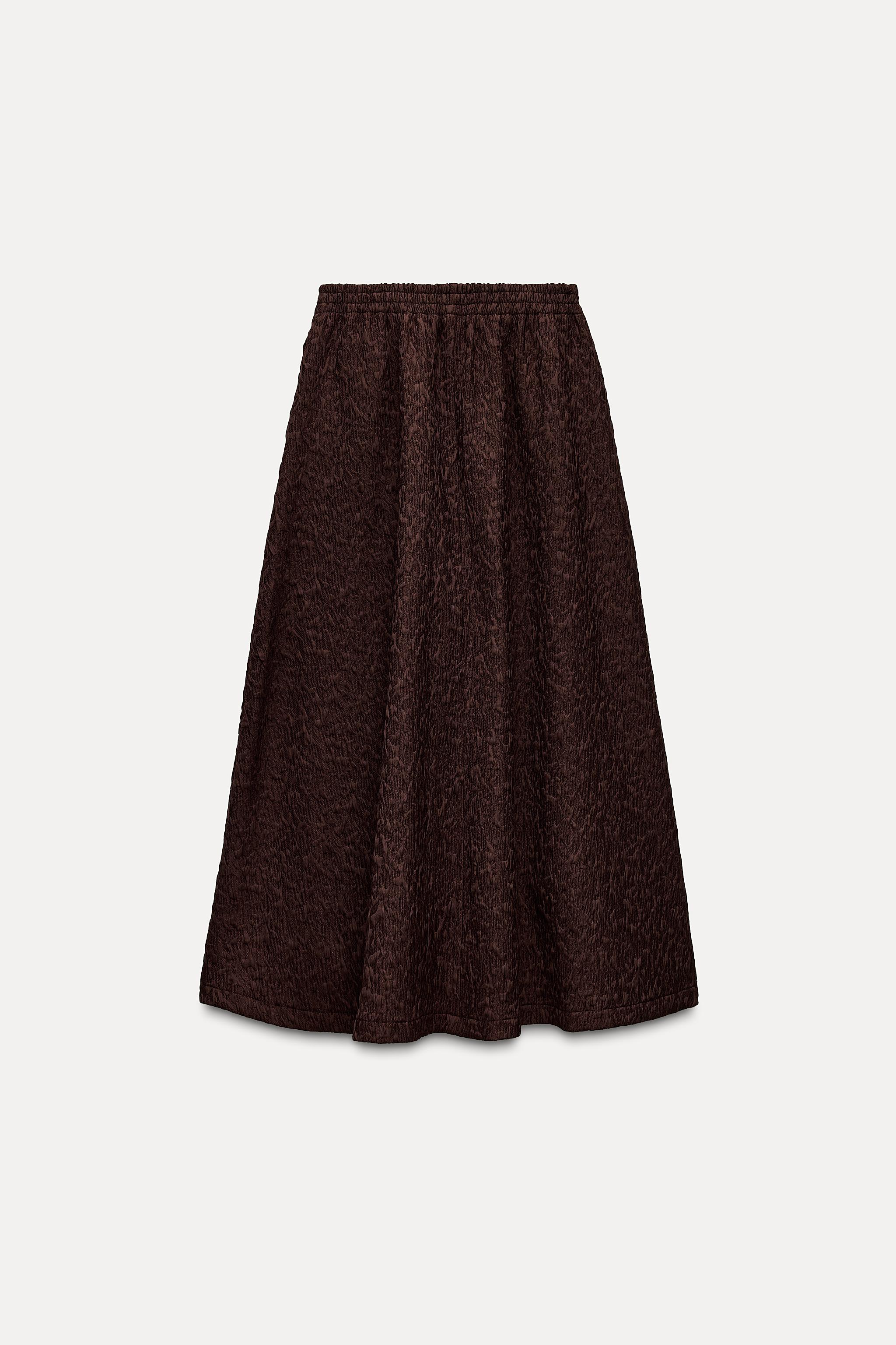 JACQUARD MID LENGTH SKIRT