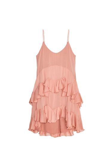 ZW COLLECTION SHORT RUFFLED DRESS
