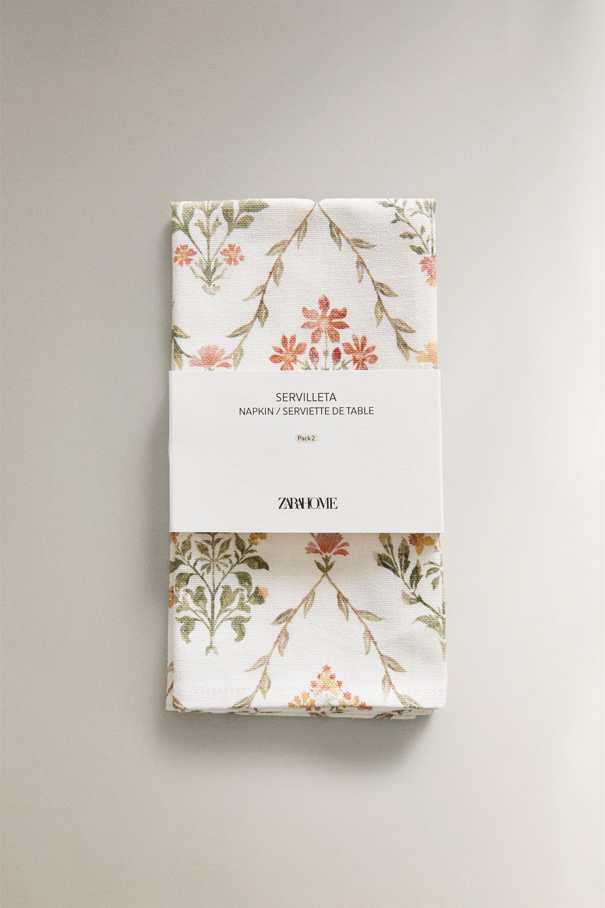FLORAL COTTON NAPKINS