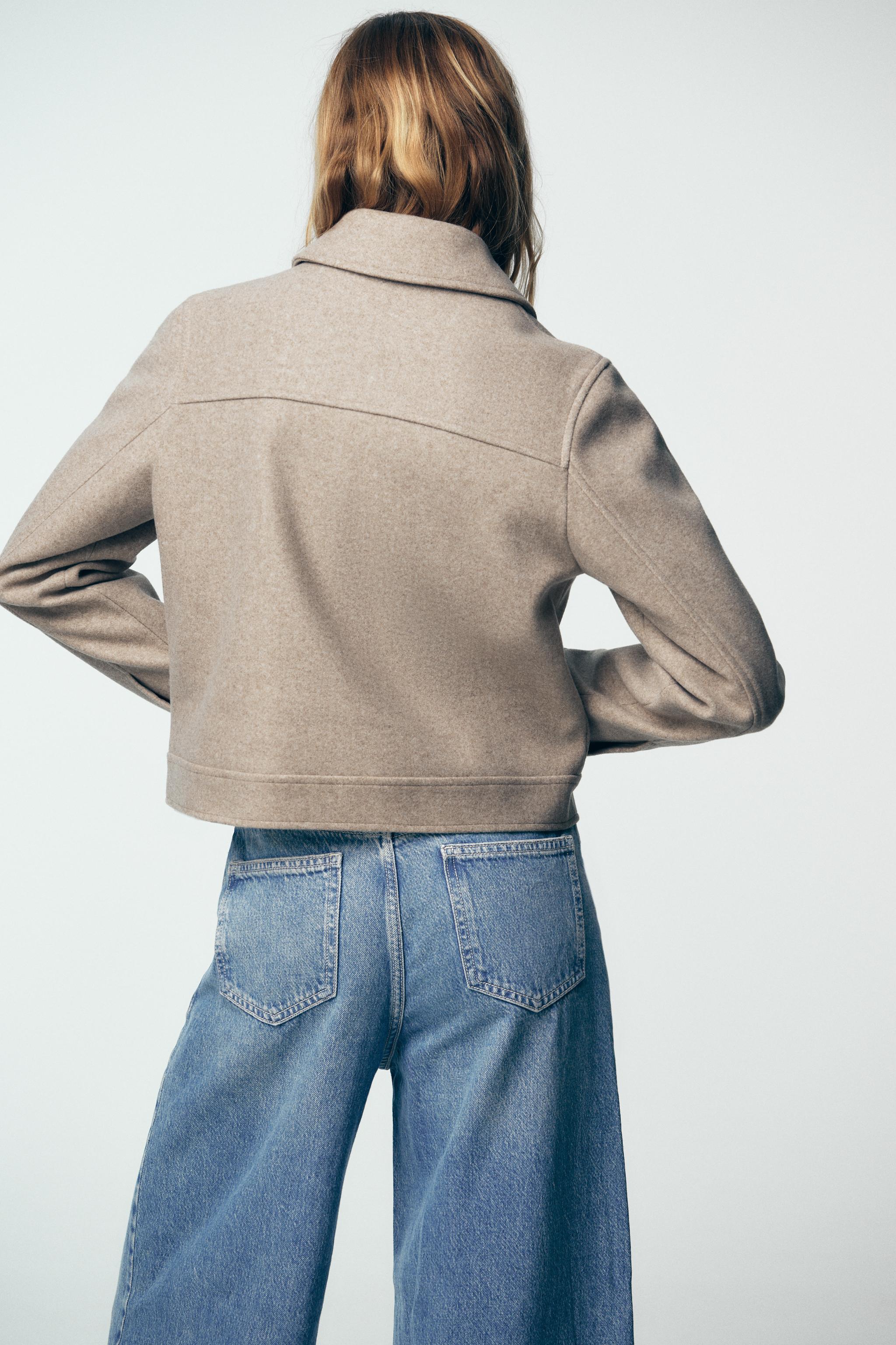 SOFT ZIP JACKET - Beige | ZARA United States