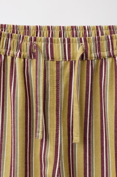 LIMITED EDITION STRIPED PYJAMA TROUSERS - Multicoloured by Zara - Image 2