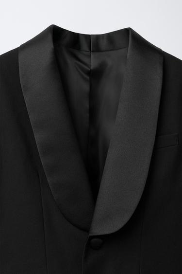 VESTE DE SMOKING - Noir de Zara - Image 2