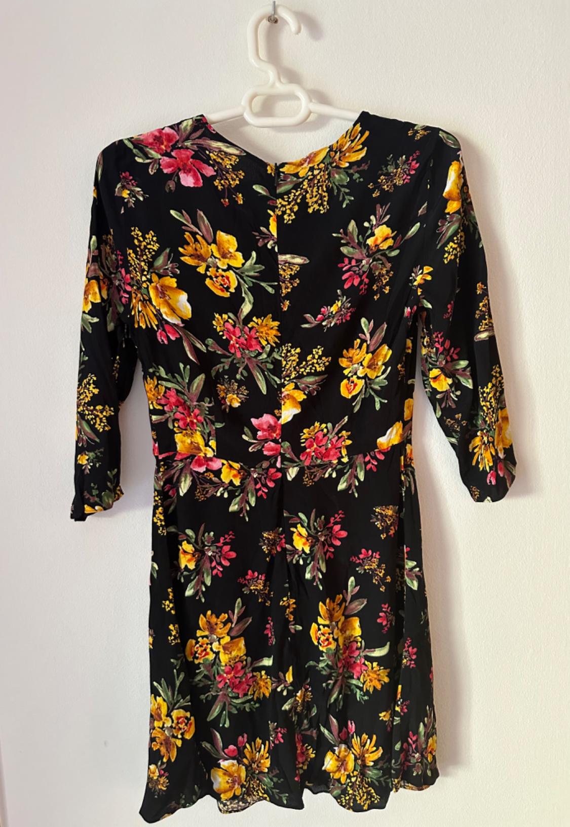 FLORAL PRINT MINI DRESS - Image 3