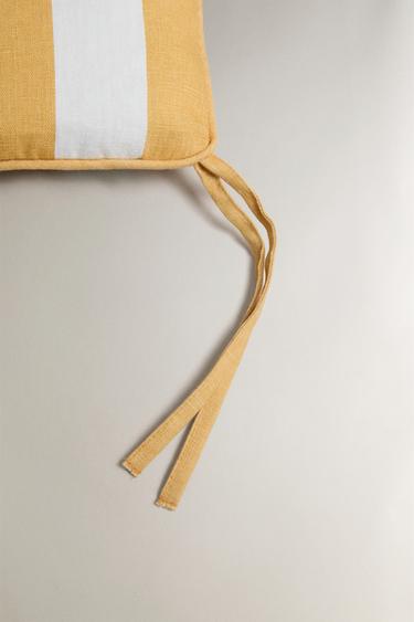 STRIPED BENCH BACK CUSHION - striped by Zara - Image 1