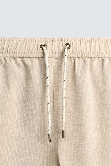 MAILLOT DE BAIN LONG EN SEERSUCKER - Pierre de Zara - Image 2