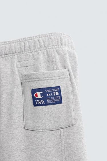 PANTALON JOGGER COUPE LARGE CHAMPION ® X ZARA - Gris chiné de Zara - Image 9